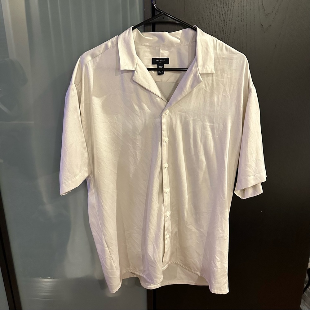 Camp Collar Button Down Shirt